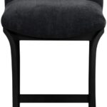 Shaw Chenille Fabric Upholstered Counter Stool