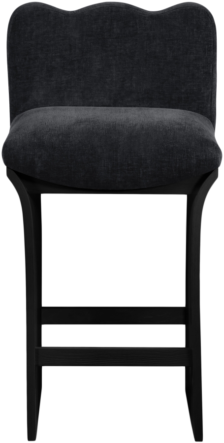 Shaw Chenille Fabric Upholstered Counter Stool
