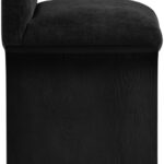 Shaw Chenille Fabric Upholstered Counter Stool