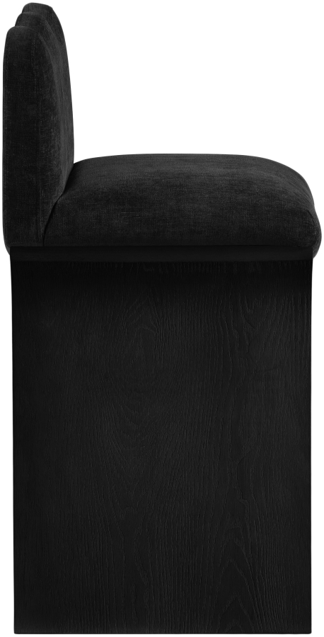 Shaw Chenille Fabric Upholstered Counter Stool
