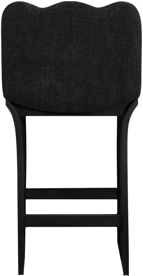Shaw Chenille Fabric Upholstered Counter Stool