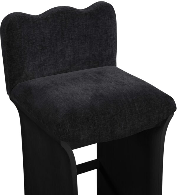 Shaw Chenille Fabric Upholstered Counter Stool