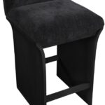 Shaw Chenille Fabric Upholstered Counter Stool