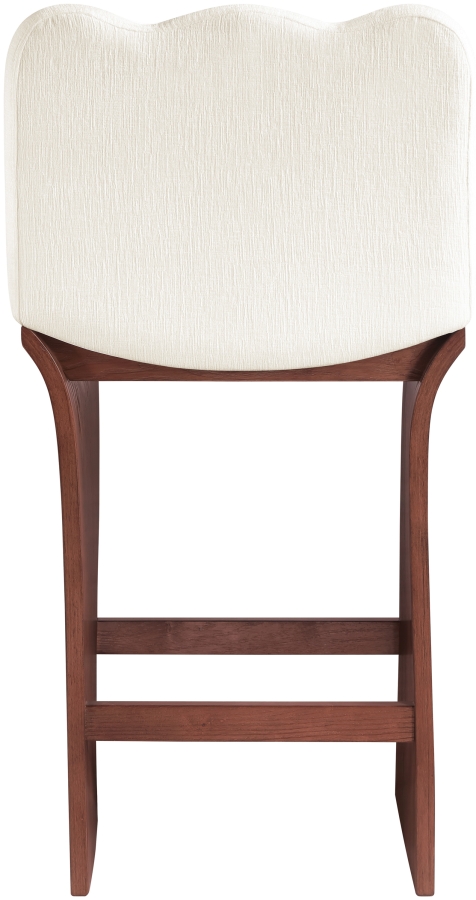 Shaw Chenille Fabric Upholstered Counter Stool