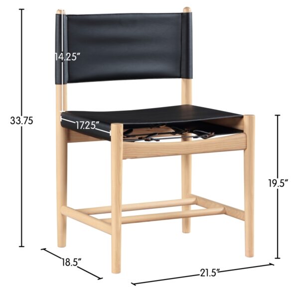 Rawlins Vegan Leather Upholstered Dining Chair