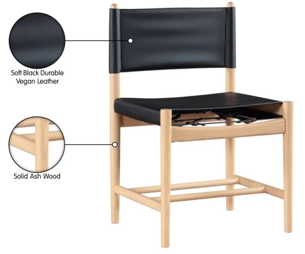 Rawlins Vegan Leather Upholstered Dining Chair