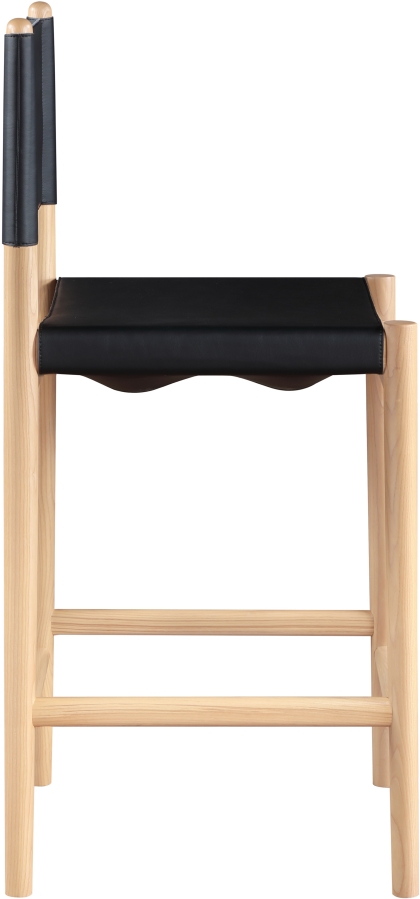 Rawlins Vegan Leather Upholstered Counter Stool