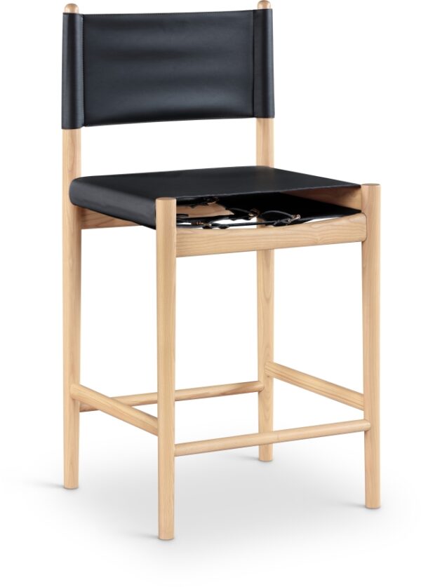 Rawlins Vegan Leather Upholstered Counter Stool