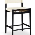 Rawlins Vegan Leather Upholstered Counter Stool
