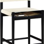 Rawlins Vegan Leather Upholstered Counter Stool