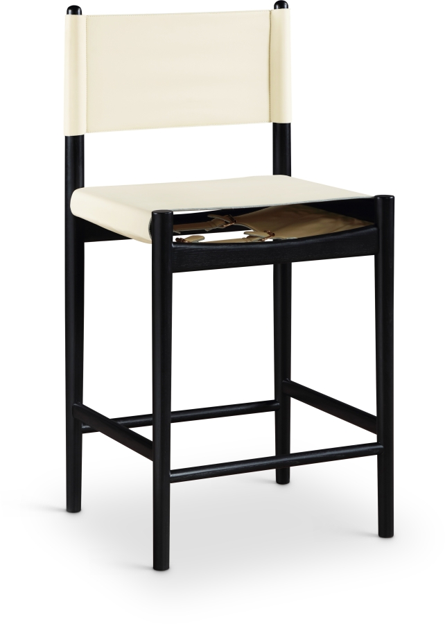 Rawlins Vegan Leather Upholstered Counter Stool