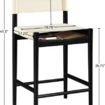 Rawlins Vegan Leather Upholstered Counter Stool
