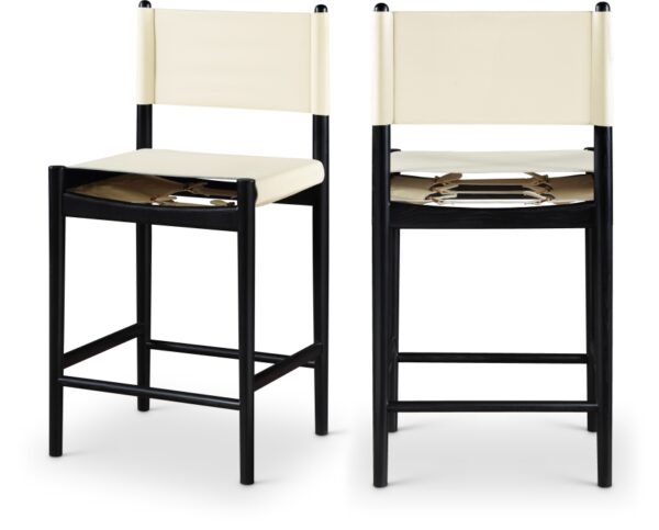 Rawlins Vegan Leather Upholstered Counter Stool