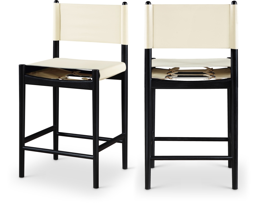 Rawlins Vegan Leather Upholstered Counter Stool