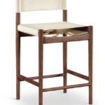 Rawlins Vegan Leather Upholstered Counter Stool