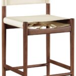 Rawlins Vegan Leather Upholstered Counter Stool
