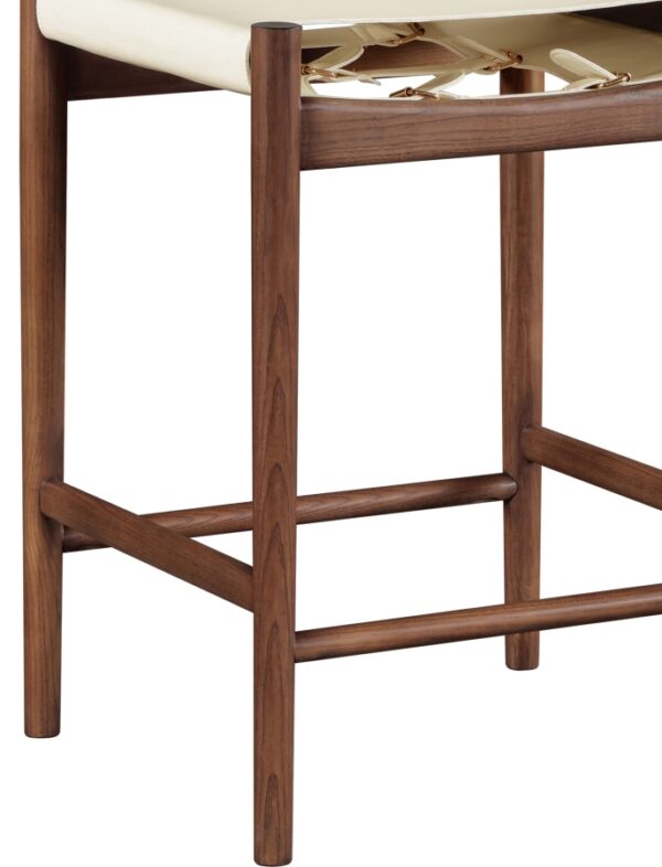 Rawlins Vegan Leather Upholstered Counter Stool