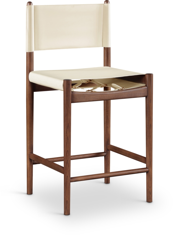 Rawlins Vegan Leather Upholstered Counter Stool