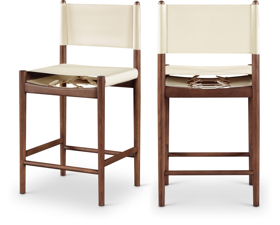 Rawlins Vegan Leather Upholstered Counter Stool