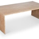 Pienza Travertine Coffee Table