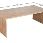 Pienza Travertine Coffee Table