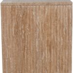 Pienza Travertine End Table