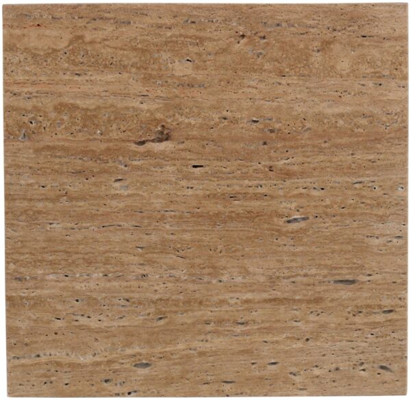 Pienza Travertine End Table