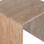 Pienza Travertine End Table