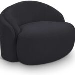 Caspian Chenille Fabric Upholstered Accent Chair