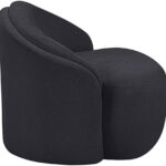 Caspian Chenille Fabric Upholstered Accent Chair