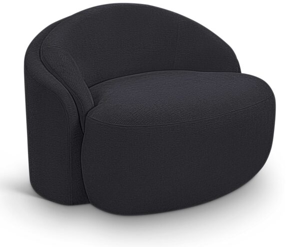 Caspian Chenille Fabric Upholstered Accent Chair