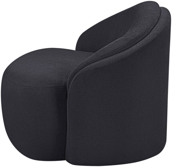 Caspian Chenille Fabric Upholstered Accent Chair