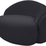 Caspian Chenille Fabric Upholstered Accent Chair