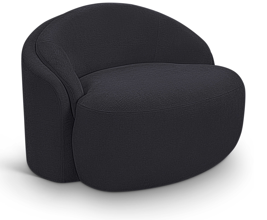 Caspian Chenille Fabric Upholstered Accent Chair