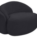 Caspian Chenille Fabric Upholstered Accent Chair