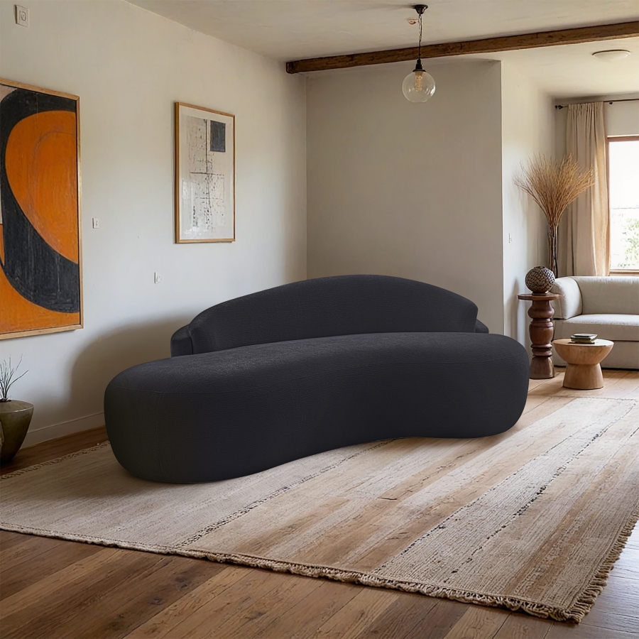 Caspian 79" Chenille Fabric Upholstered Loveseat