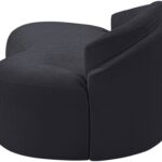 Caspian 79" Chenille Fabric Upholstered Loveseat