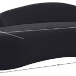 Caspian 79" Chenille Fabric Upholstered Loveseat