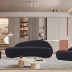 Caspian 79" Chenille Fabric Upholstered Loveseat