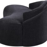 Caspian 101" Chenille Fabric Upholstered Sofa