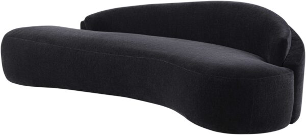 Caspian 101" Chenille Fabric Upholstered Sofa