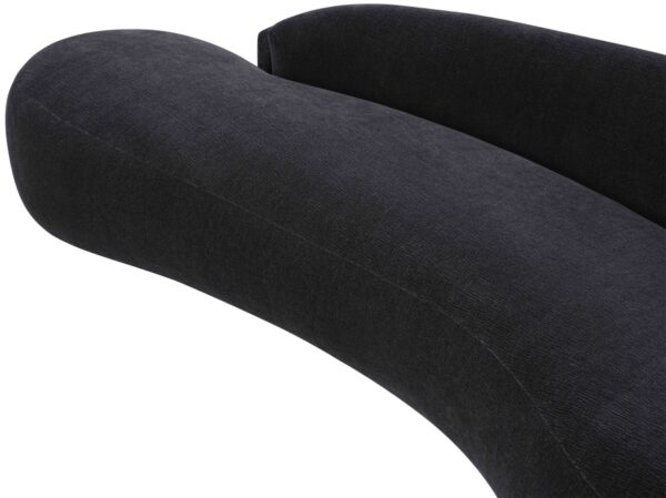 Caspian 101" Chenille Fabric Upholstered Sofa