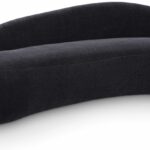 Caspian 101" Chenille Fabric Upholstered Sofa