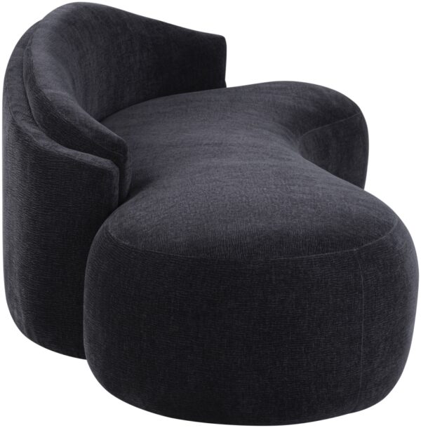 Caspian 101" Chenille Fabric Upholstered Sofa