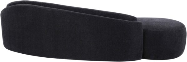 Caspian 101" Chenille Fabric Upholstered Sofa