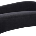 Caspian 101" Chenille Fabric Upholstered Sofa