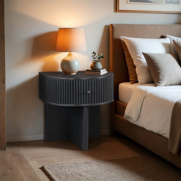 Cortland Acacia Veneer And Solid Wood Nightstand
