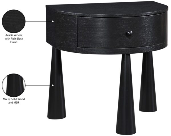Oasis Acacia Veneer And Solid Wood Nightstand