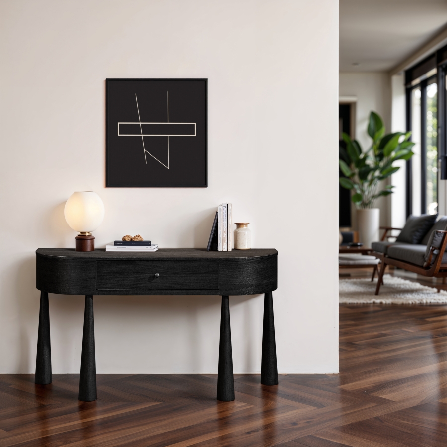 Oasis Acacia Veneer And Solid Wood Console Table