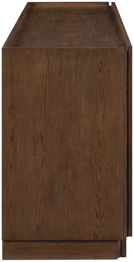 Everson Oak Veneer And Solid Wood Sideboard / Buffet